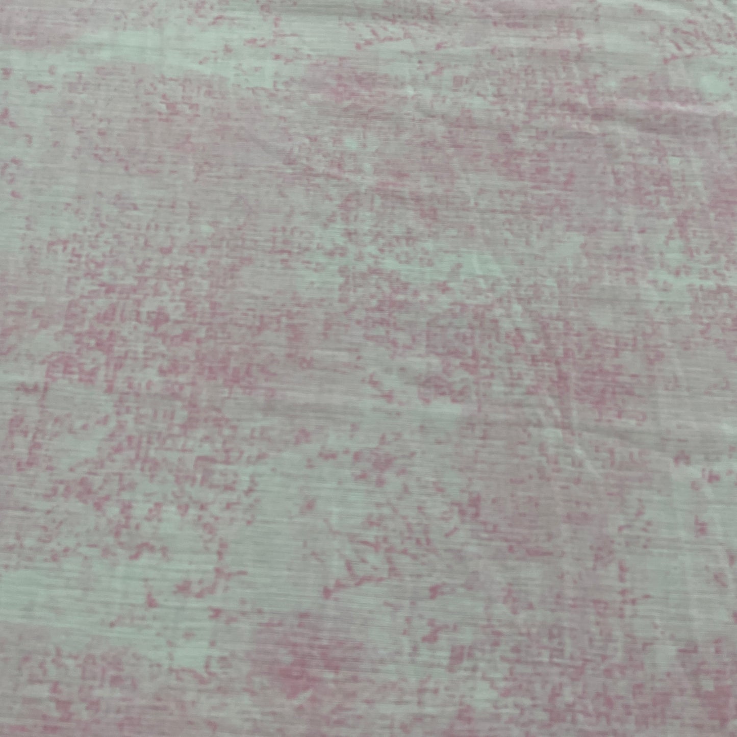 Pink & White Abstract Print Geogrette Fabric - TradeUNO