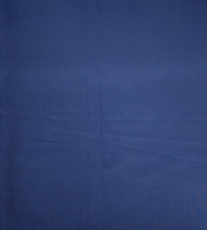 Exclusive Blue Solid Malai Crepe Fabric - TradeUNO