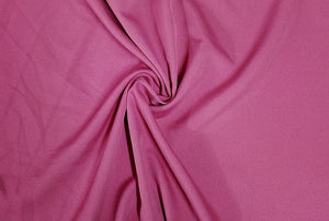 Exclusive Pink Solid Malai Crepe Fabric - TradeUNO