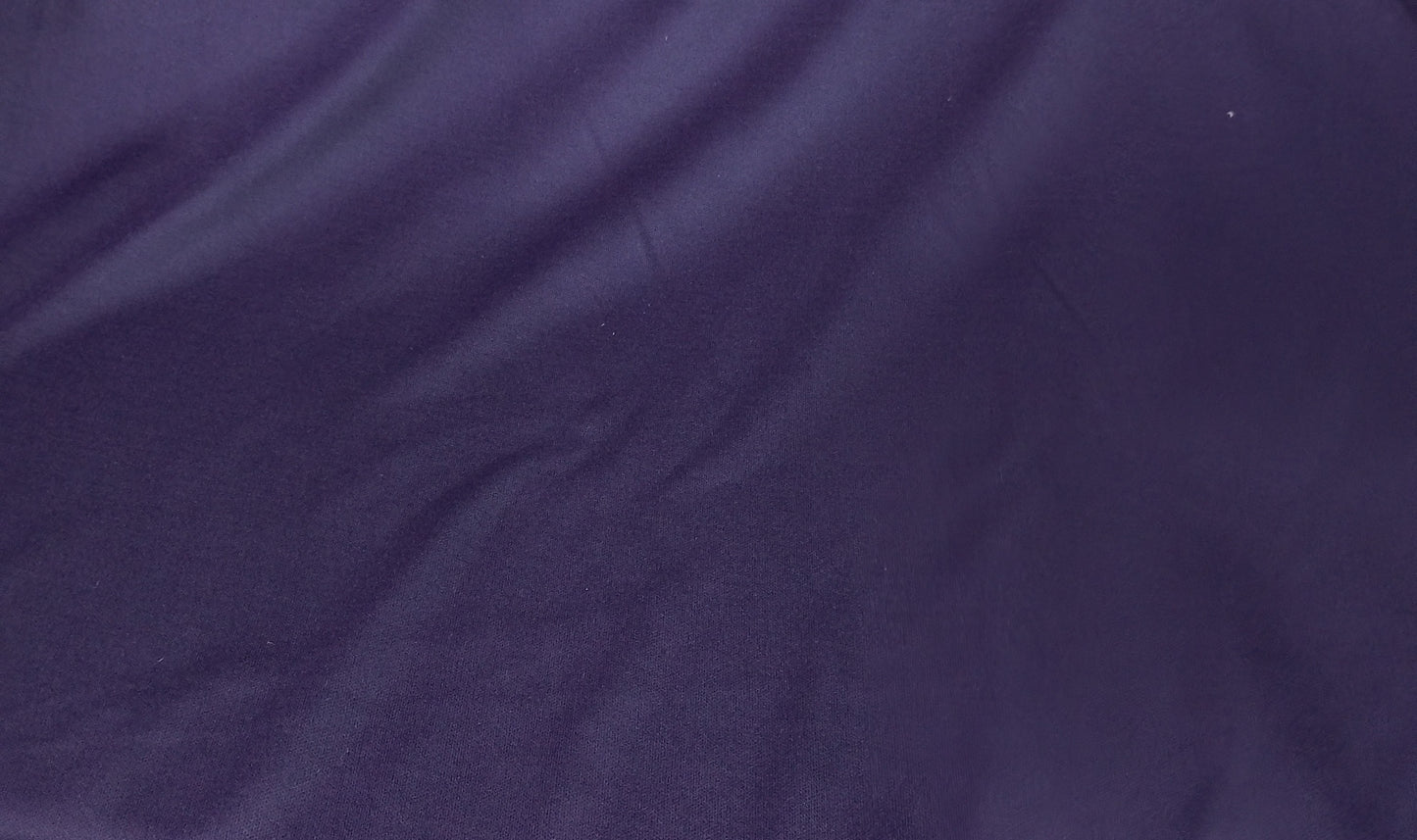 Dark Purple Solid Lycra Dyed Fabric 12985 - TradeUNO