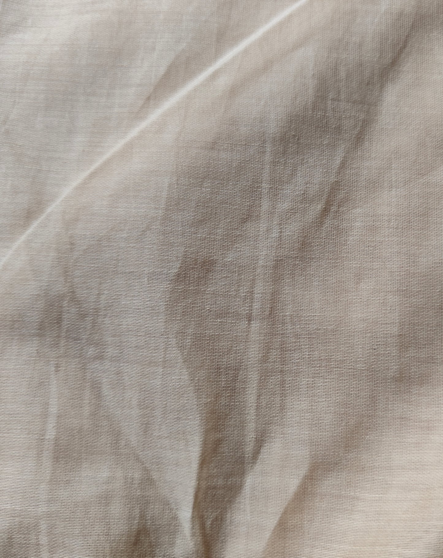 Beige Solid Mul Chanderi Fabric DC-30341