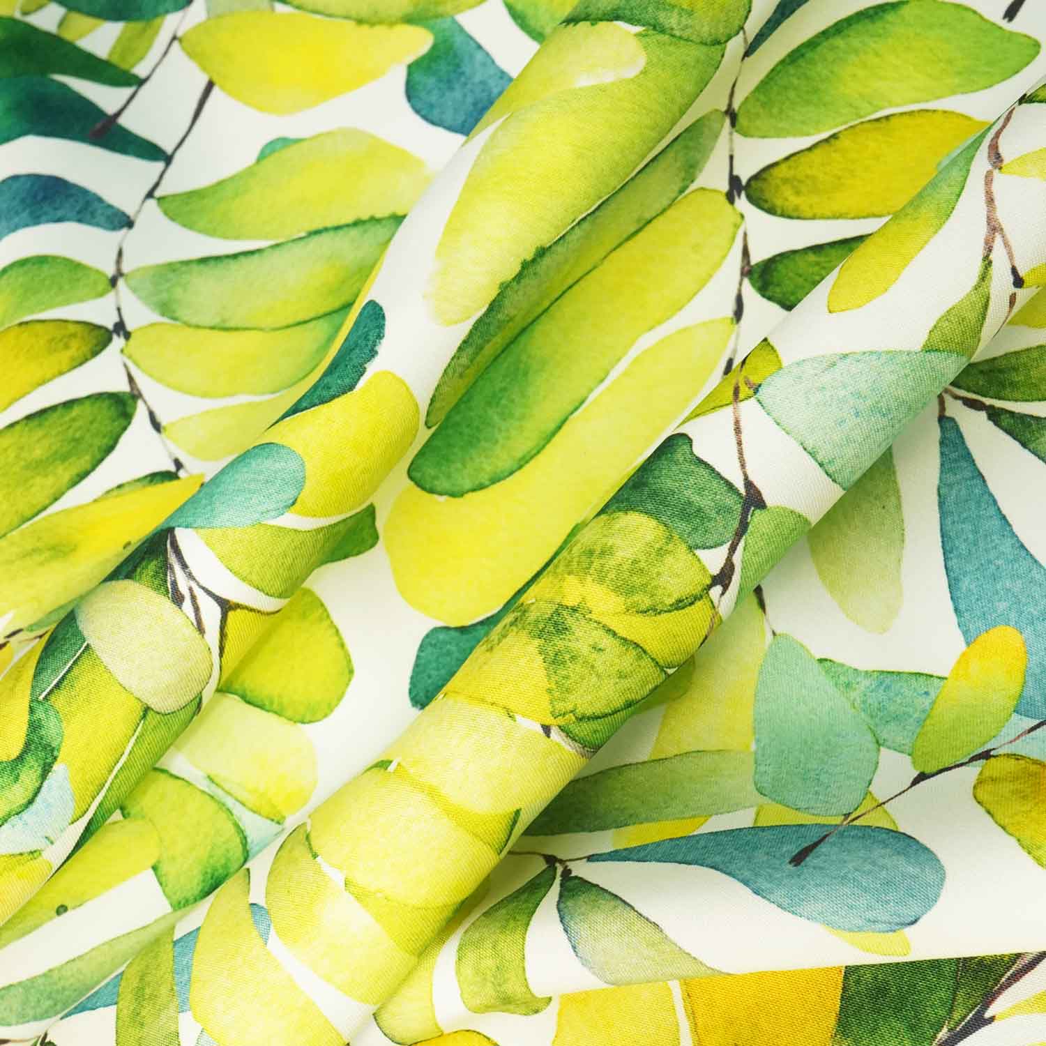 Printing Poly Green Leaves Printing Poly XNPT-26