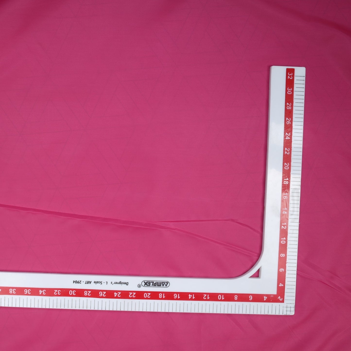 Hot Pink Solid Taffeta Fabric Trade UNO