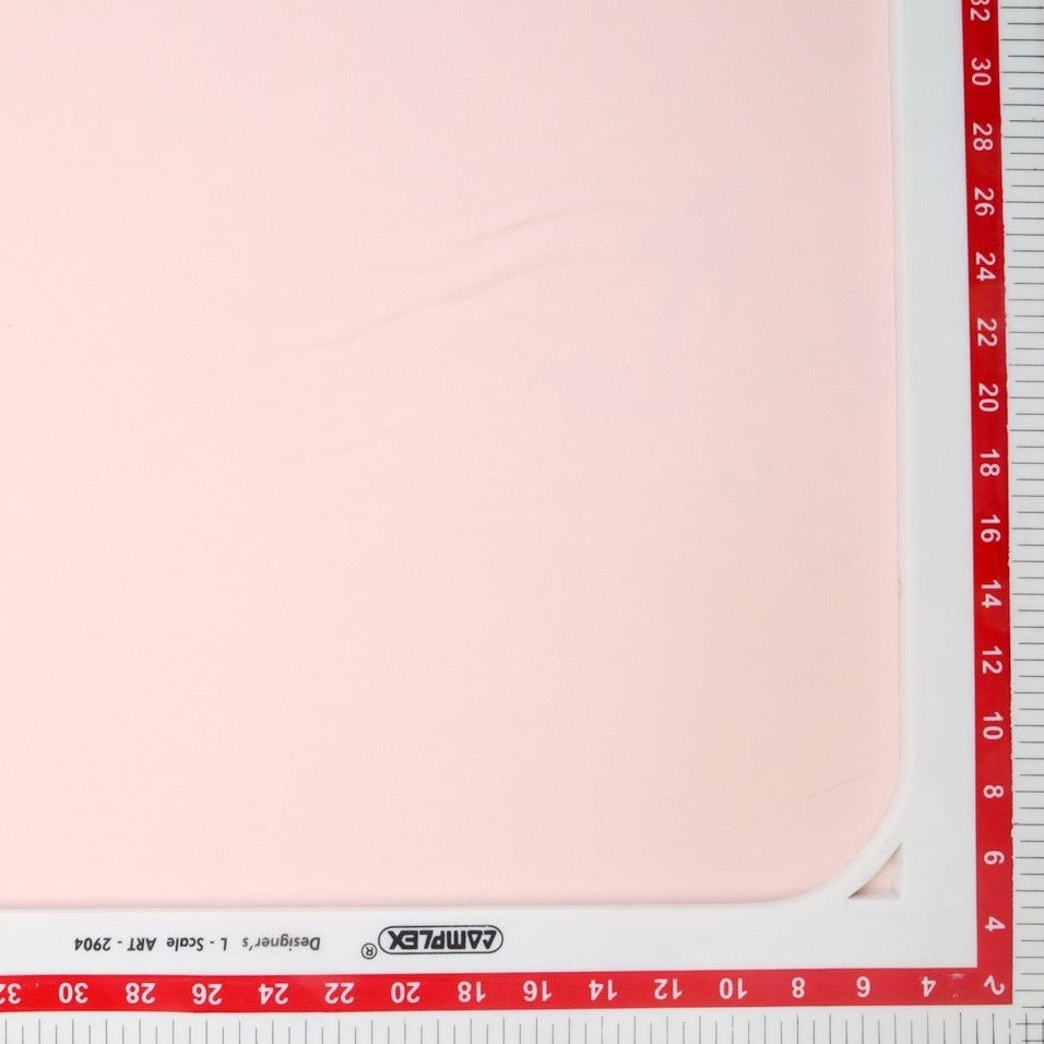 Pink Solid Polyester Cotton Fabric Trade UNO