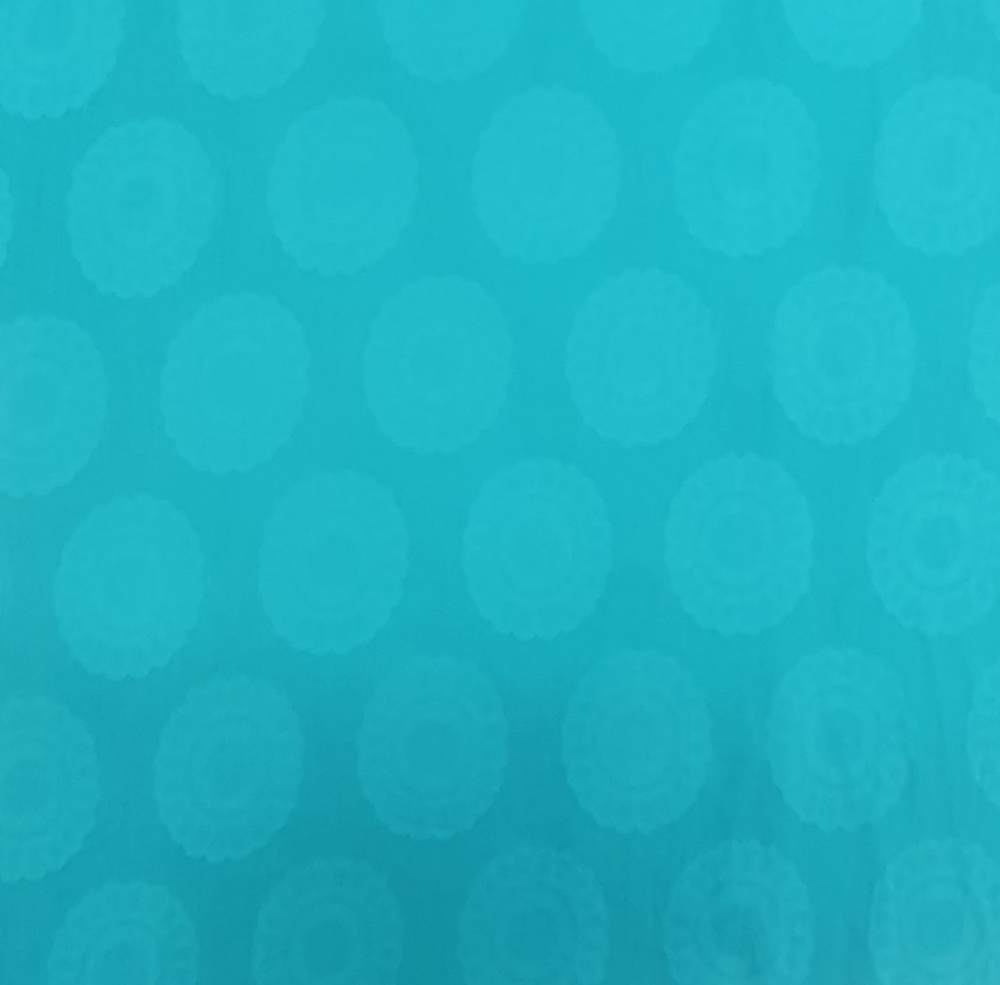 Aqua Blue Solid Jacquard Cotton Fabric Trade UNO