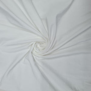 White Solid Dyeable Lycra Fabric - TradeUNO