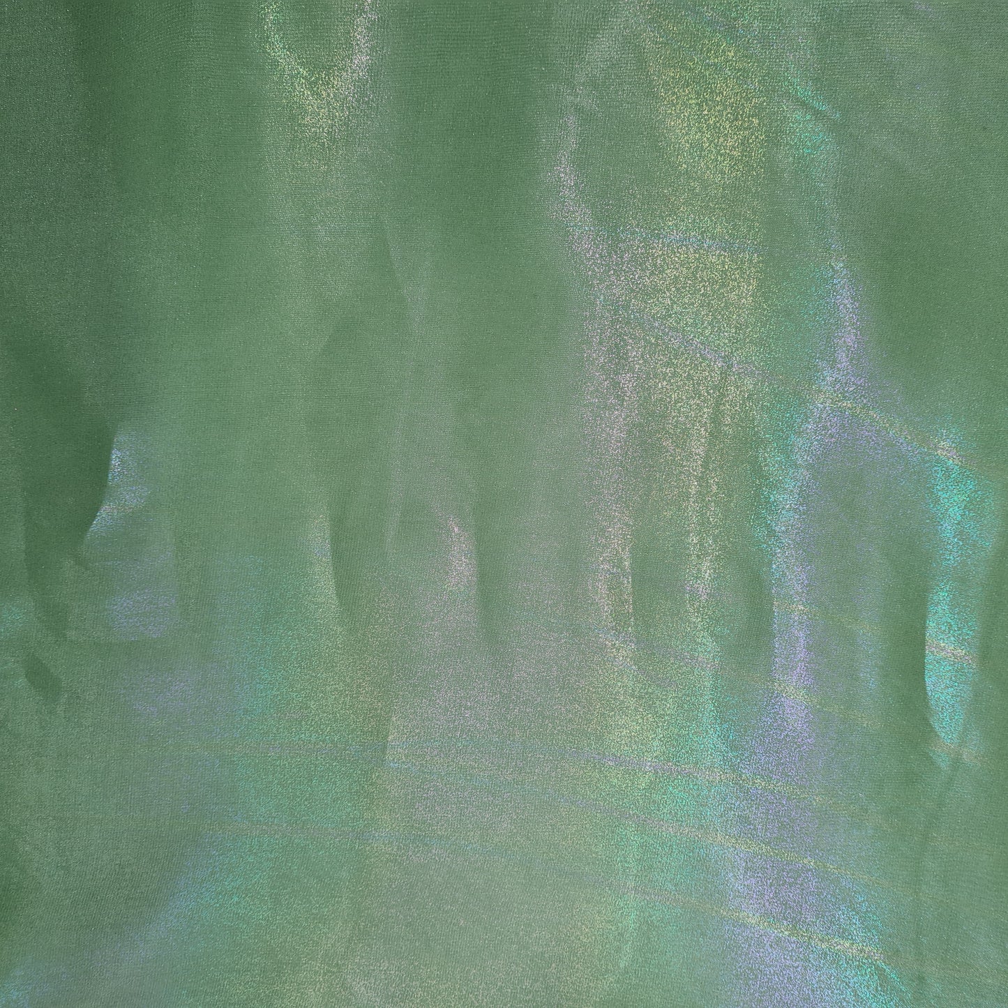 Green 3D Imported Organza Fabric - TradeUNO