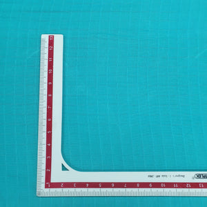 Sky Blue Solid Jacquard Cotton Fabric Plain Weave 48 Inches