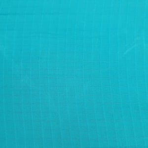 Sky Blue Solid Jacquard Cotton Fabric Plain Weave 48 Inches