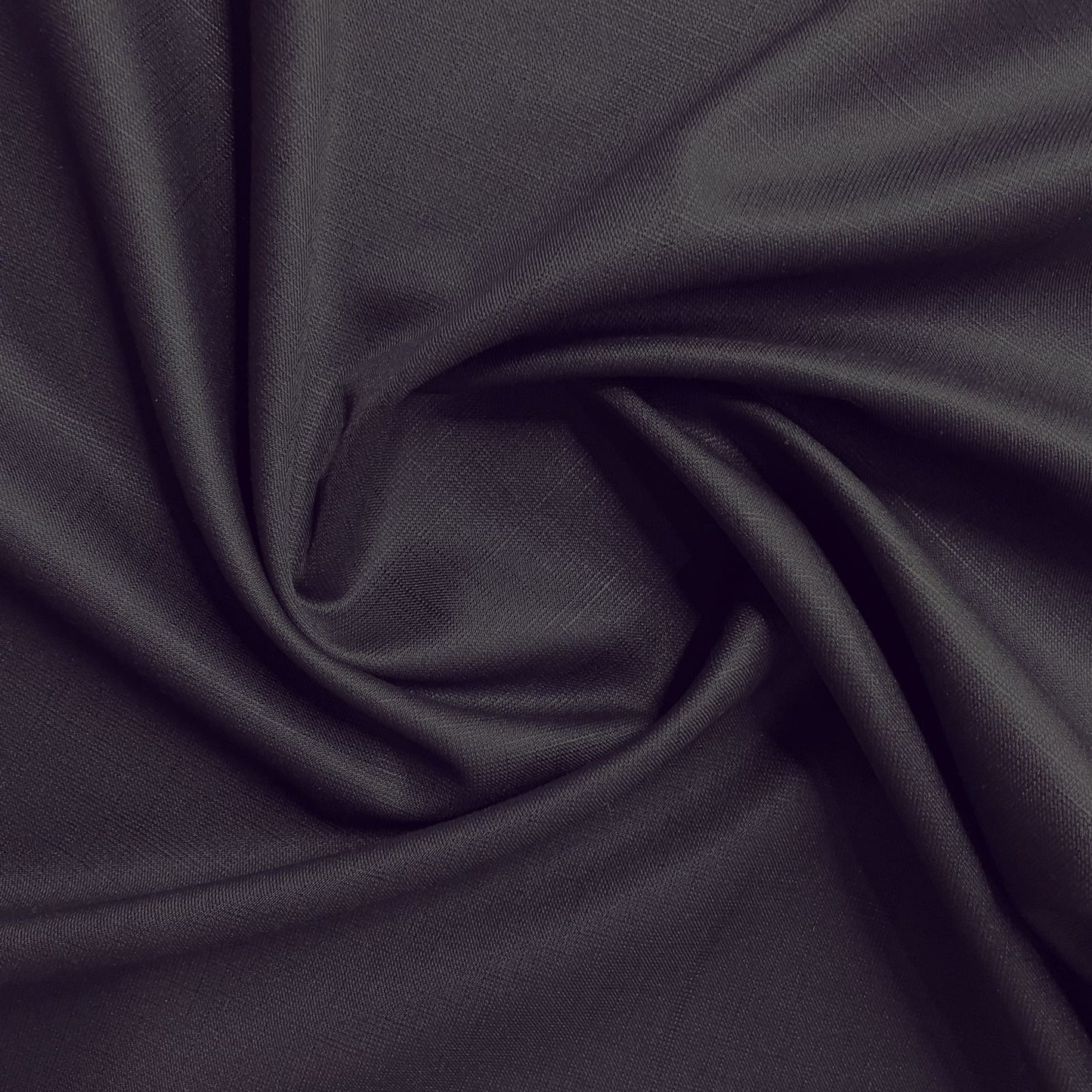 Black Solid Viscose Suiting Fabric - TradeUNO
