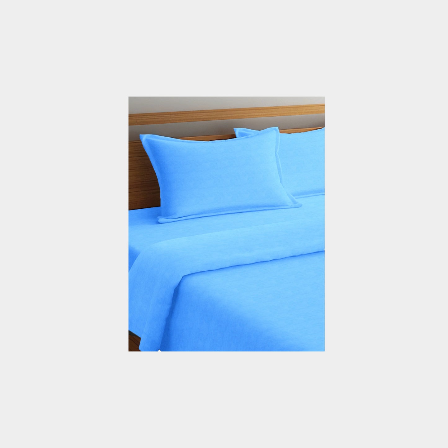 Blue Solid Poly Velvet Fabric Trade UNO