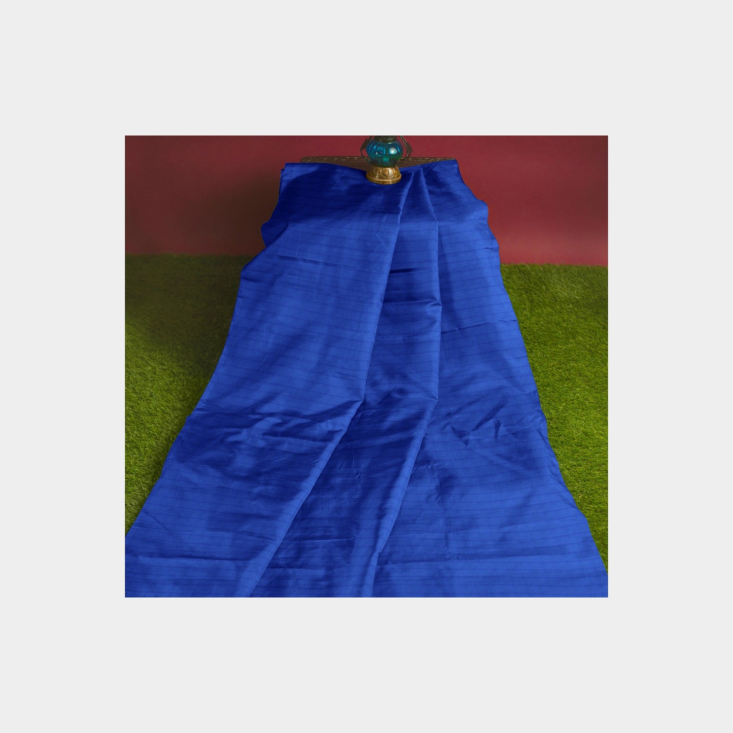 Blue Stripe Jacquard Cotton Fabric Trade UNO