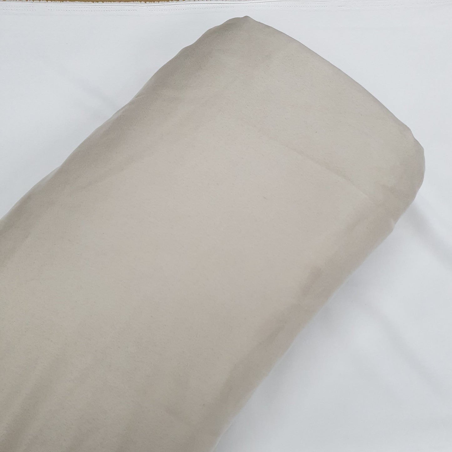 Cream Solid Suede Fabric Trade UNO