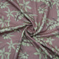 Brown Floral Print Spun Fabric Trade Uno