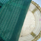 Green Embroidery Georgette Fabric Trade UNO
