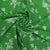 Green Floral With Lurex Poly Rayon Fabric Trade UNO
