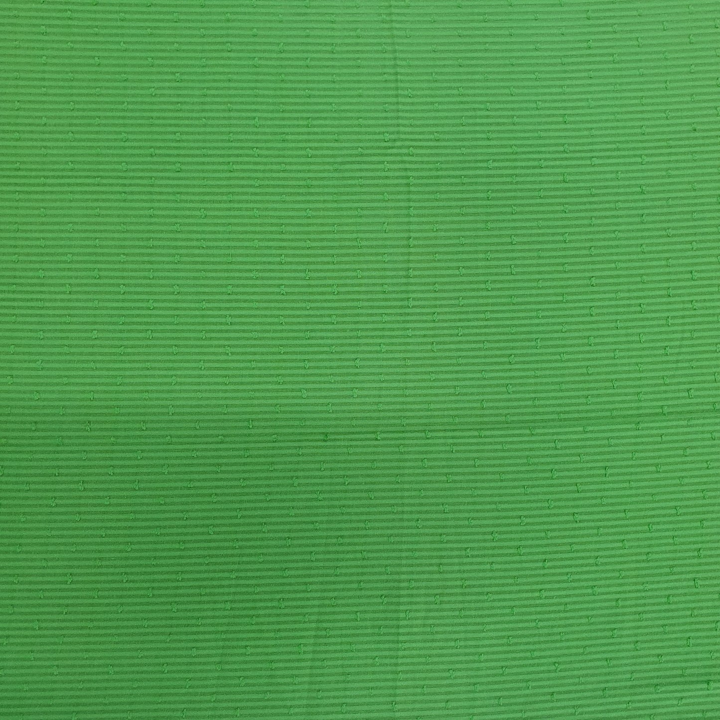 Green Solid Jacquard Cotton Fabric, Plain Weave 48 Inches, TU-1977
