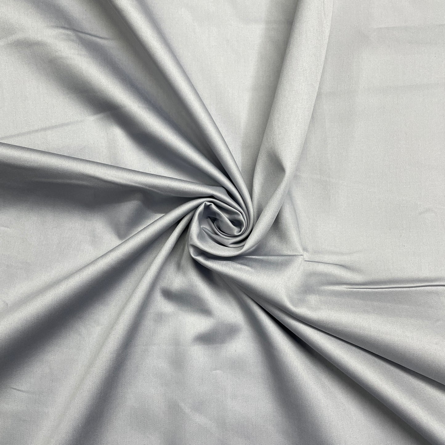 grey solid cotton satin fabric 1