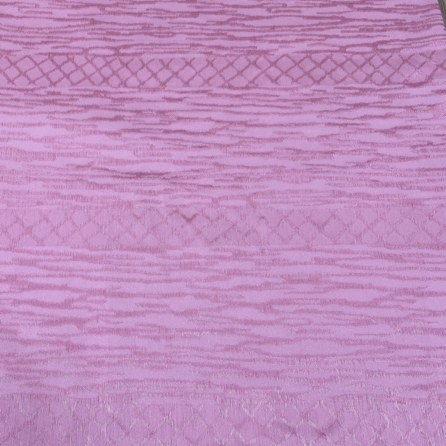 Classic Pink Abstract Weave Knitted Fabric