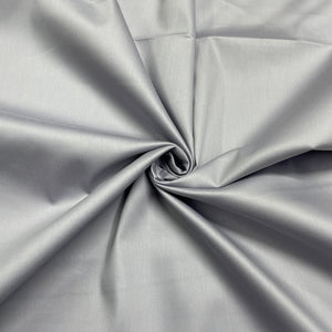 Grey Solid Premium Cotton Satin Fabric - TradeUNO