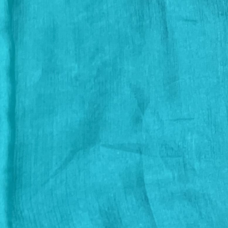 Premium Turquoise Green Solid Bemberg Silk Fabric
