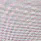 Classic Peach Pink White Check Print Woollen Tweed Lycra Fabric