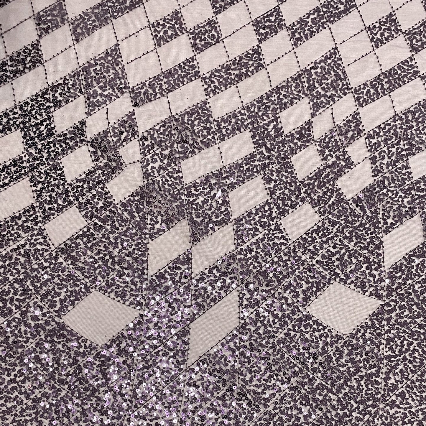 Classic Wine Sequence Embroidery Net Fabric