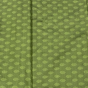 Premium Green Buti Work Brocade Silk Fabric