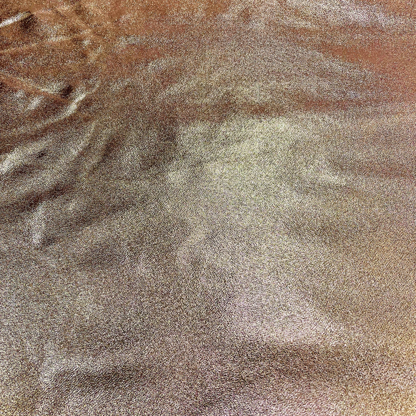 Rose Gold Solid Foil Imported Knit Fabric - TradeUNO