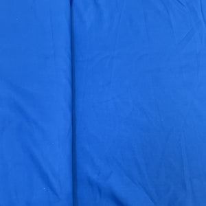 Premium Blue Solid Poly Satin Fabric