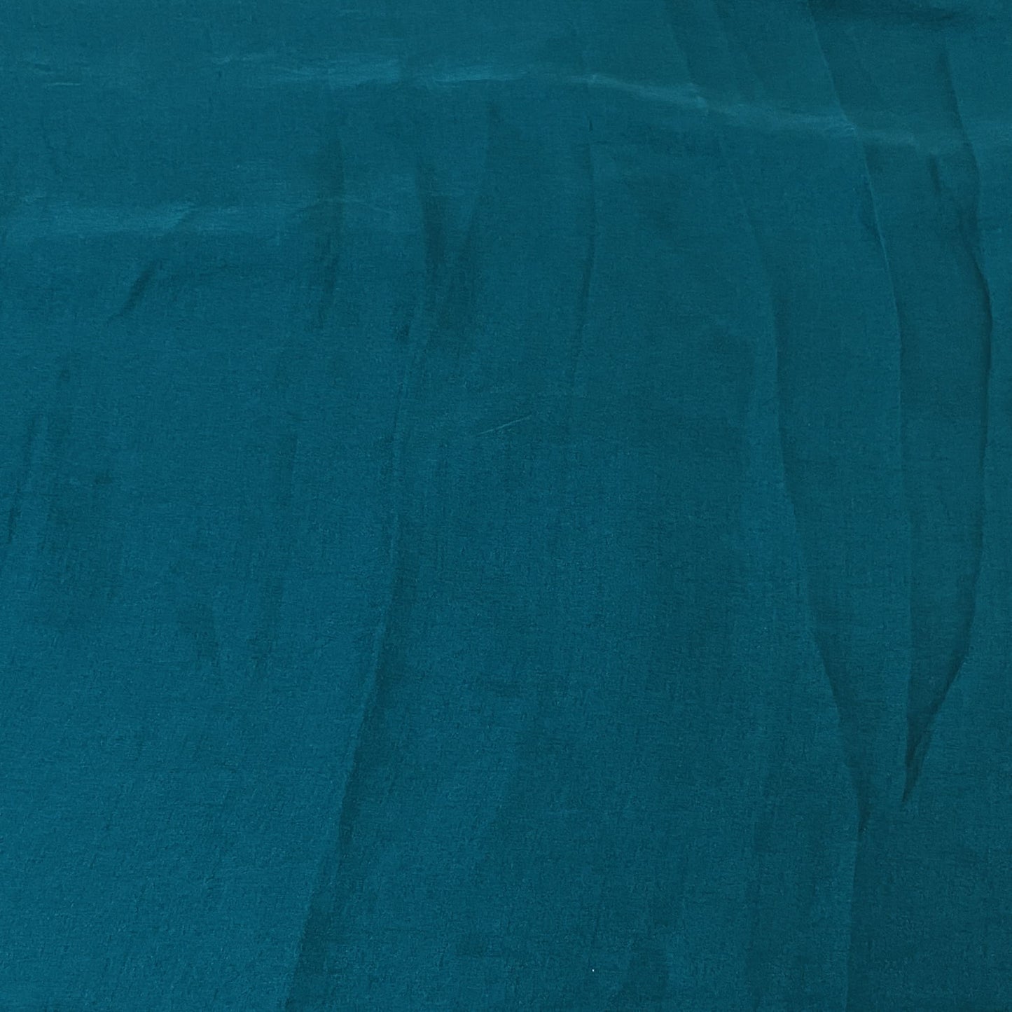 Premium Teal Green Solid Bemberg Silk Fabric