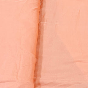 Premium Light Salmon Pink Solid Bemberg Silk Fabric