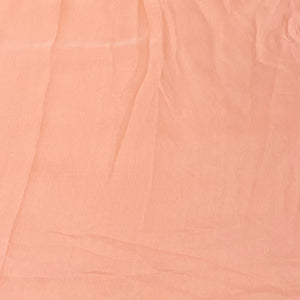 Premium Light Salmon Pink Solid Bemberg Silk Fabric
