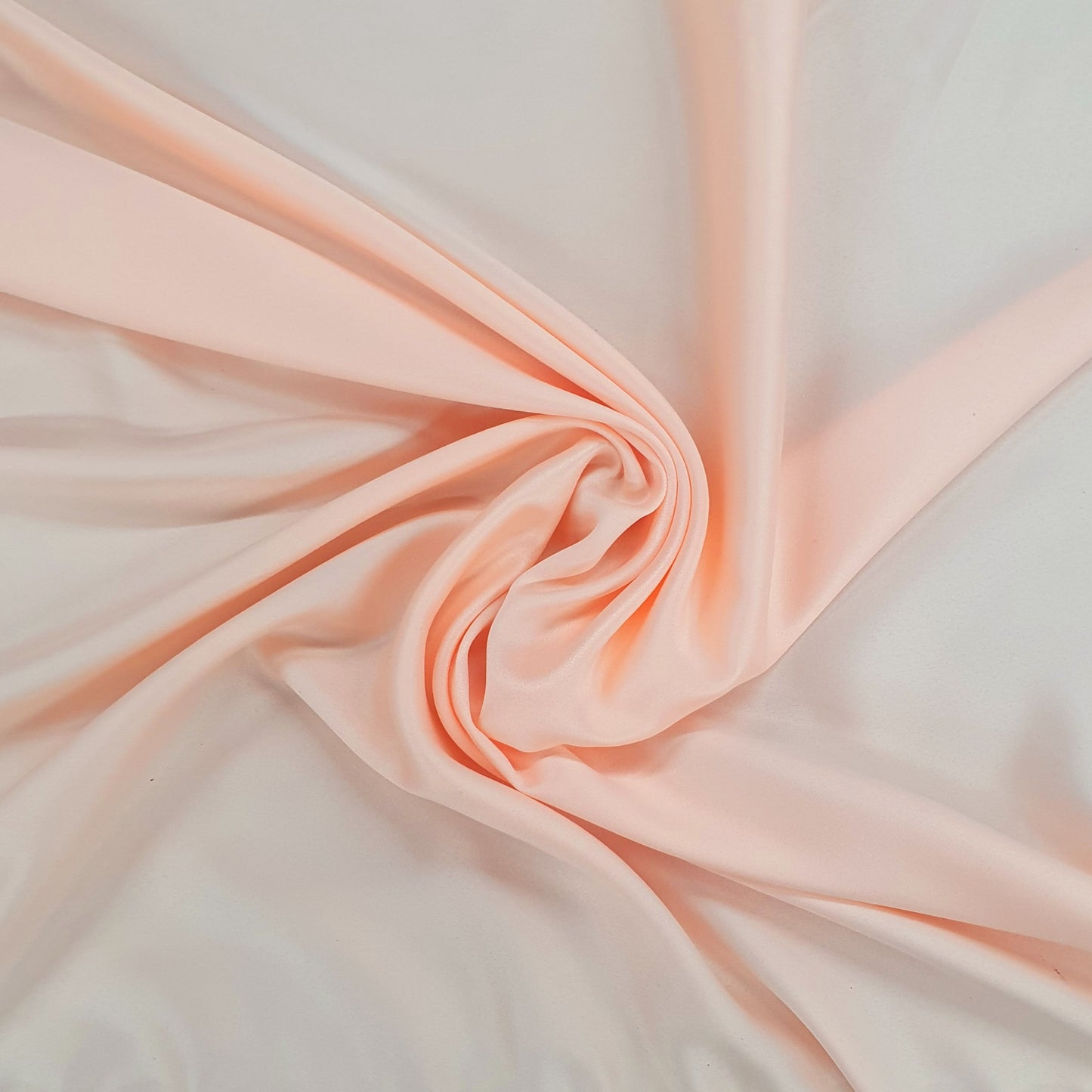 Peach Solid Satin Fabric Trade UNO