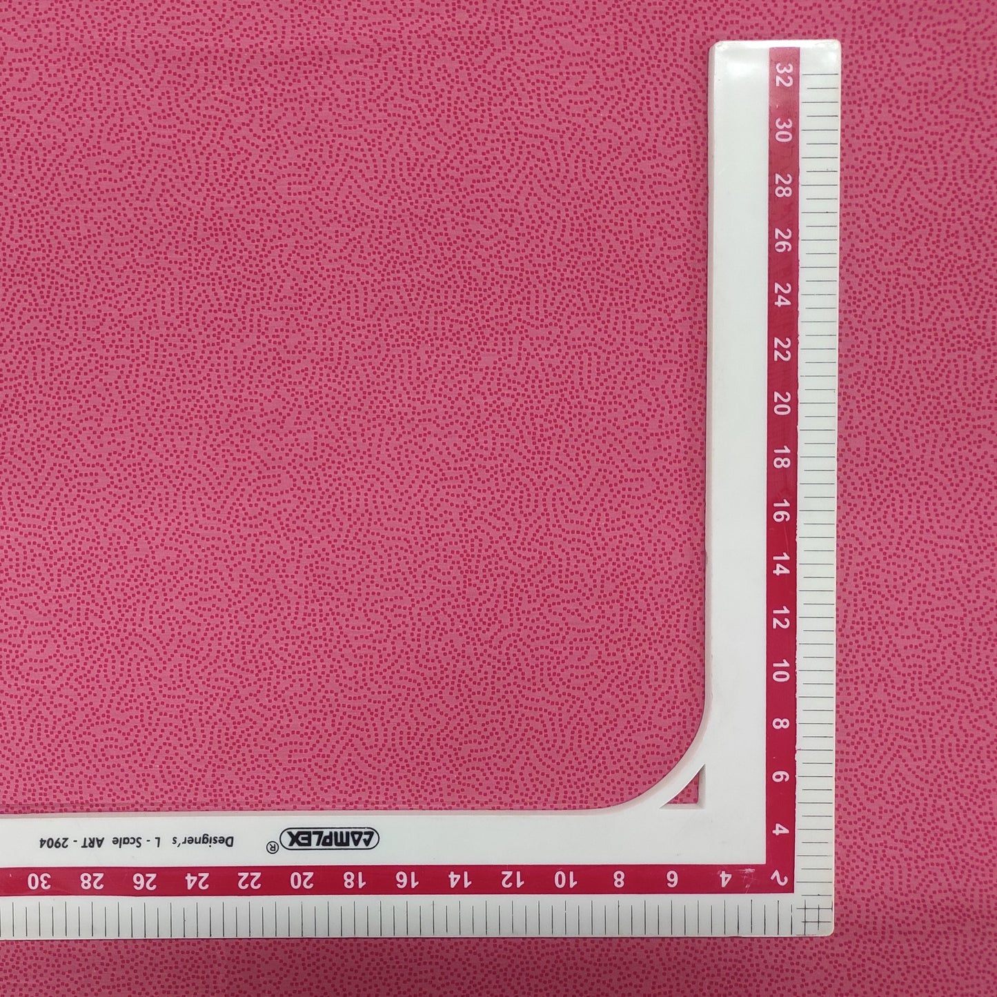 Pink Polka Dots Print Rayon Fabric Trade UNO