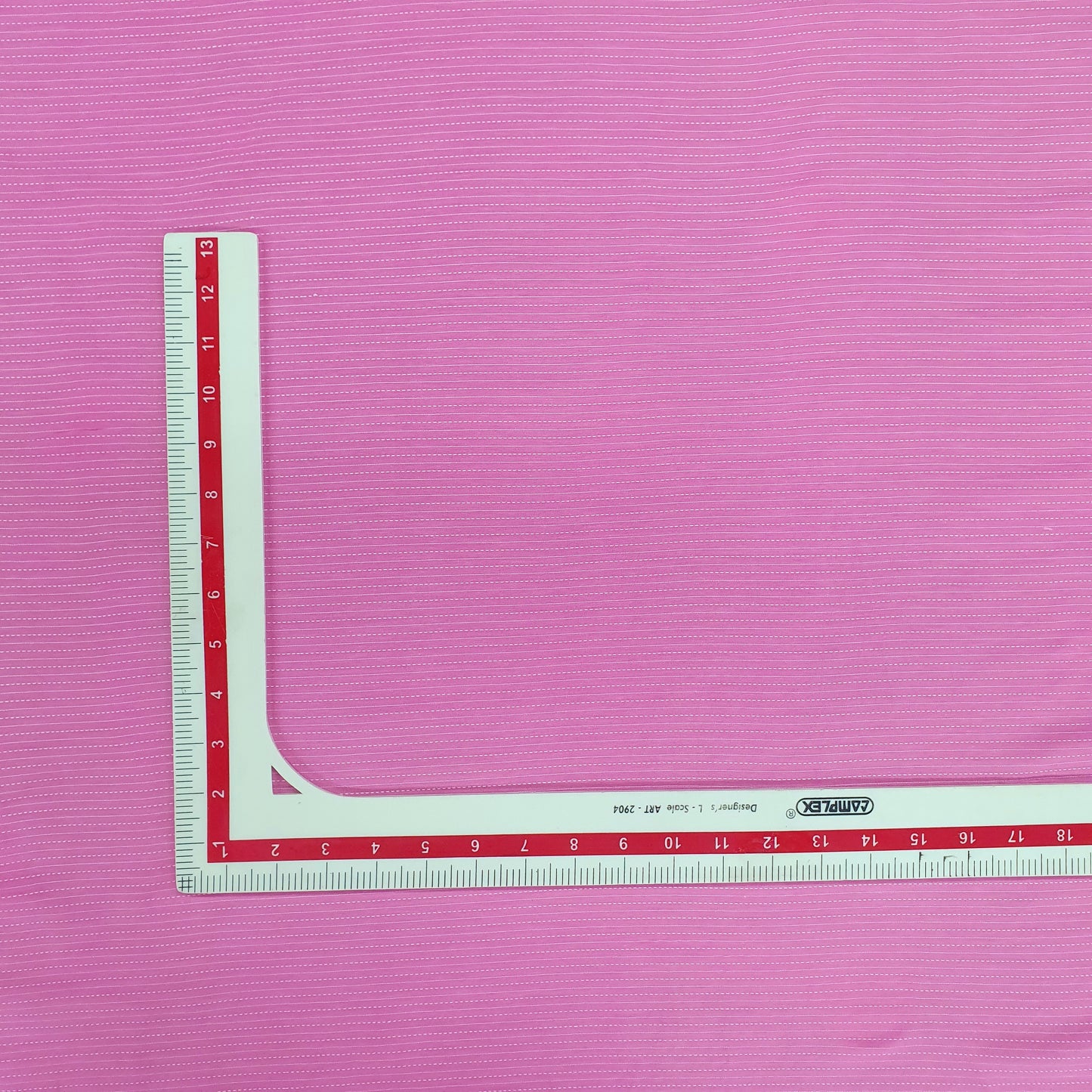 Pink Solid Jacquard Cotton Fabric Trade UNO