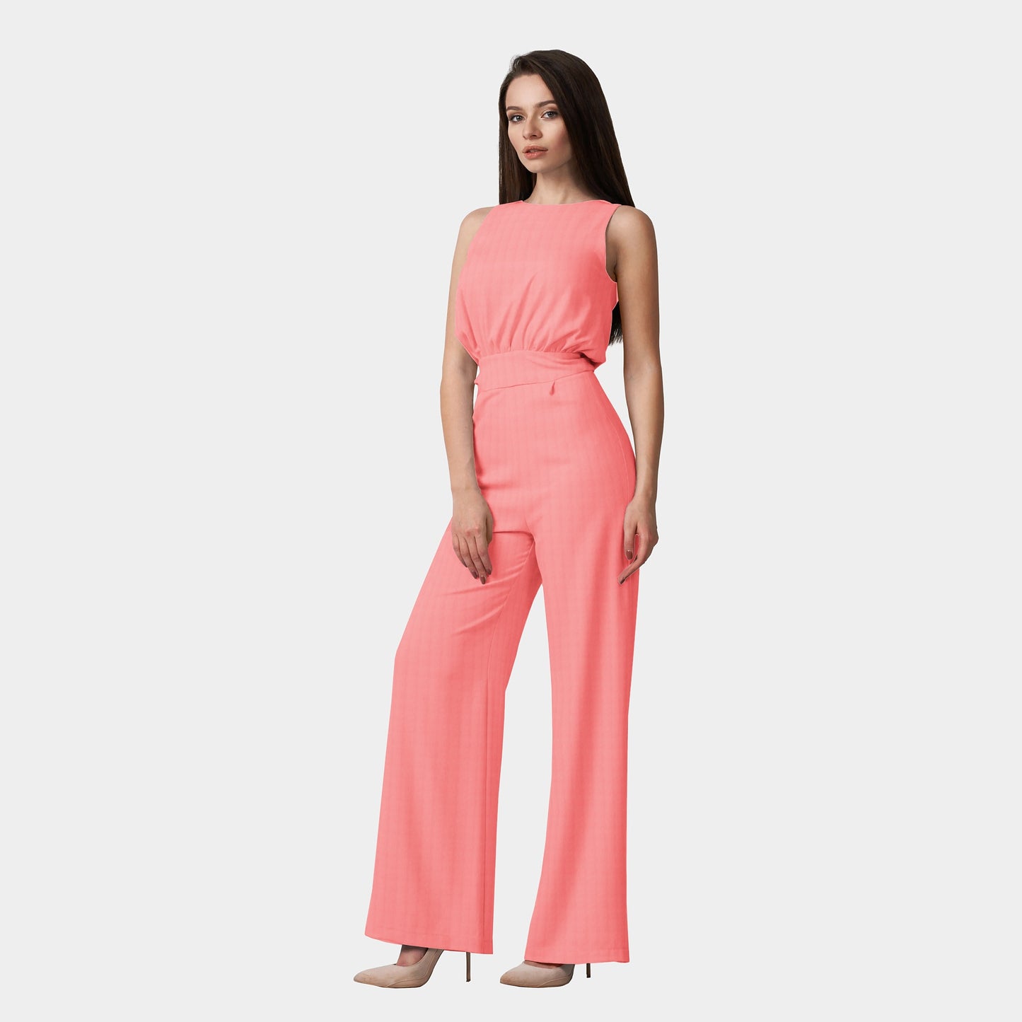 Rose Pink Color Georgette Fabric Trade UNO