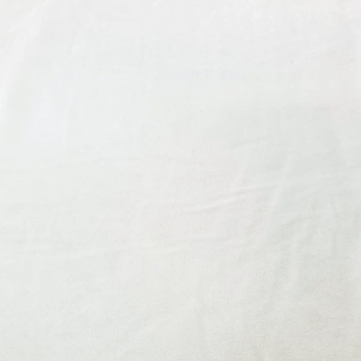 Solid White Poly Velvet Fabric Trade UNO