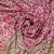 Maroon & Pink Floral Print Viscose Voile Fabric Trade Uno