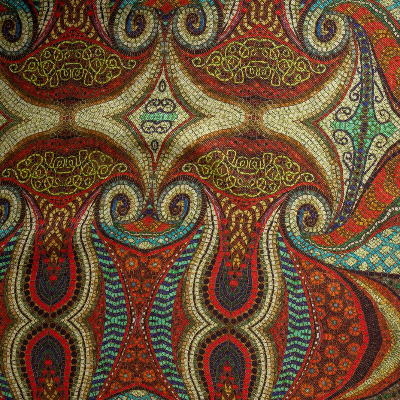 Multi Color Digital Print Pure Silk Fabric Trade UNO