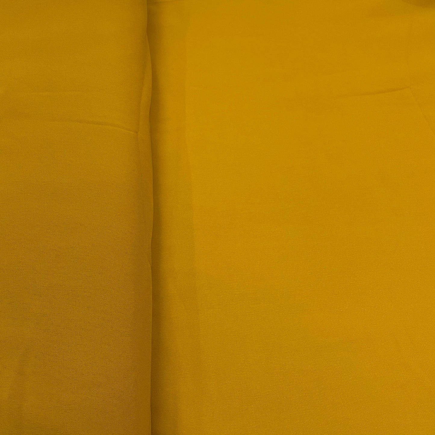 Mustard Solid Georgette Fabric - TradeUNO