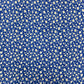 Blue With Cream Floral Print Rayon Fabric - TradeUNO
