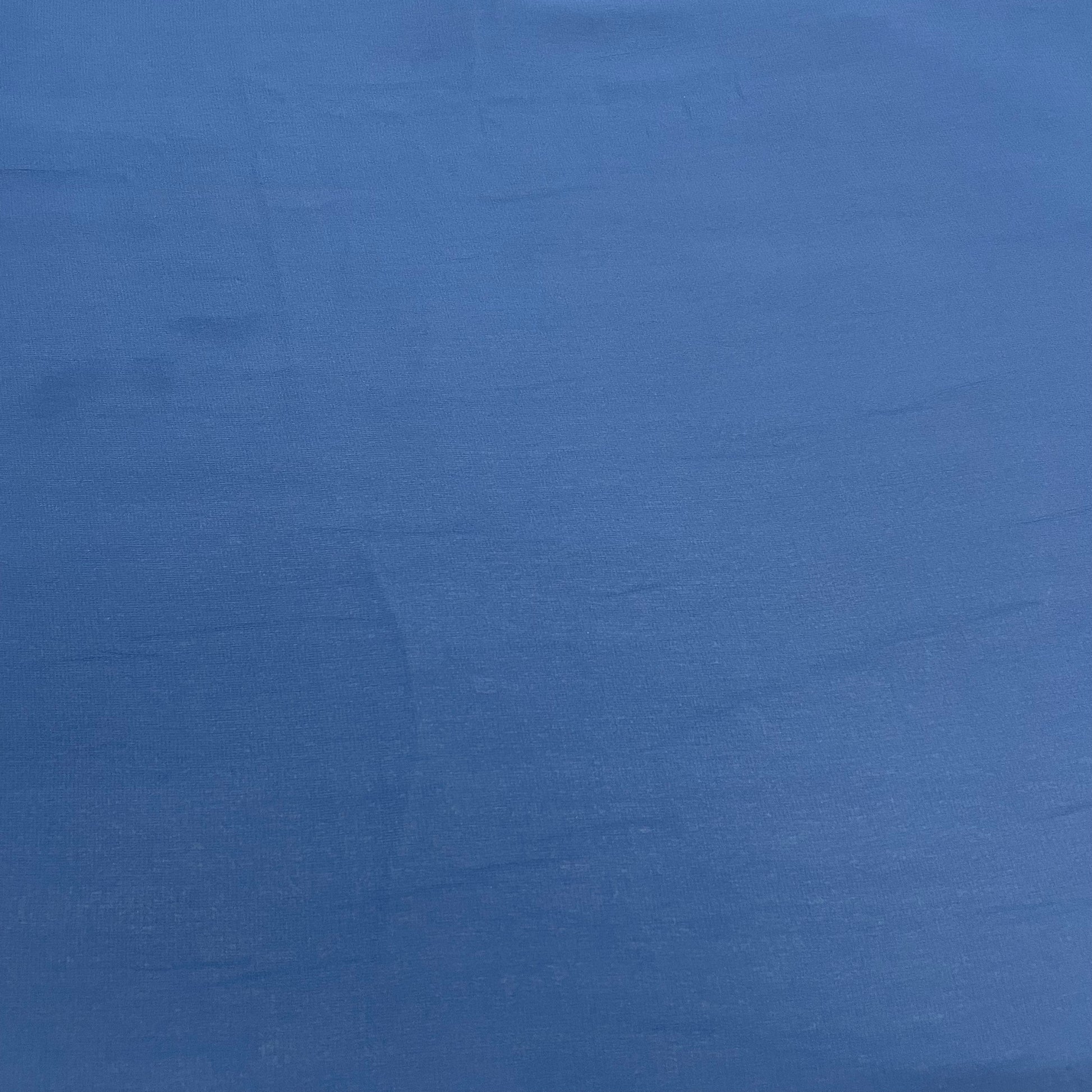 Aegean Blue Solid Geogrette Fabric