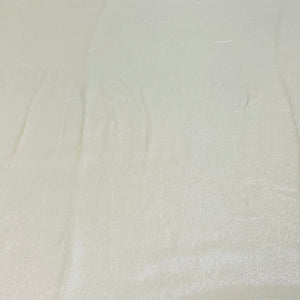 Beige Silver Crush With Foil Georgette Satin Fabric - TradeUNO