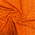 Orange Geometrical Crochet Fabric
