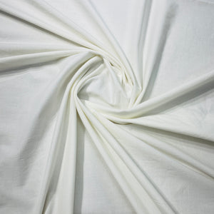Rfd White Solid Cotton Cambric Fabric - TradeUNO