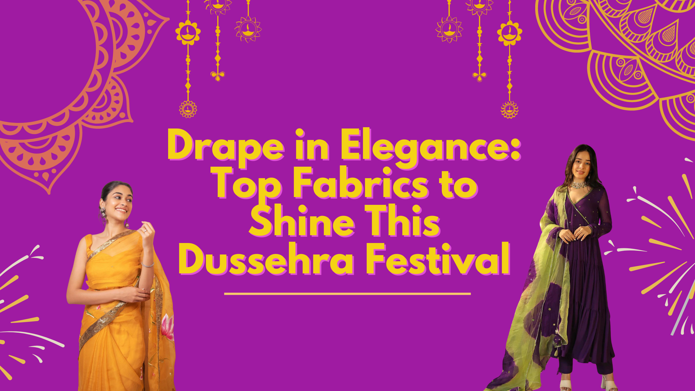 Drape in Elegance: Top Fabrics to Shine This Dussehra Festival Trade Uno