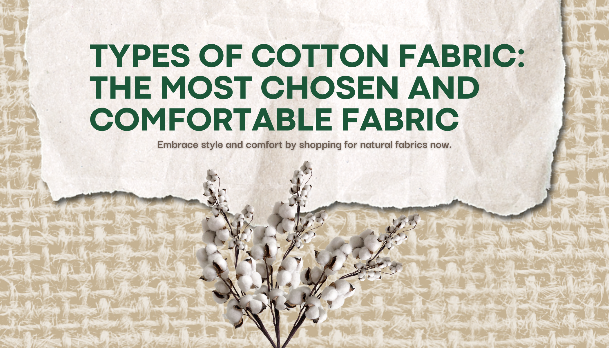 Types of Cotton Fabric: The most chosen and comfortable fabric Trade Uno