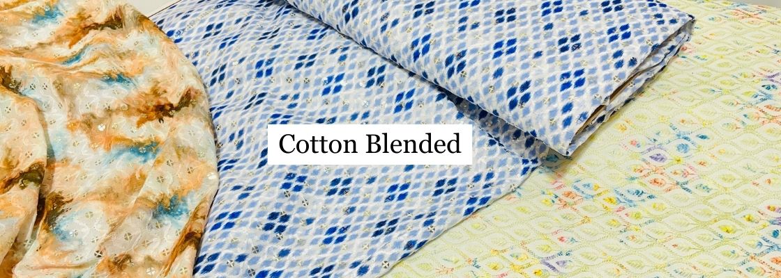Buy Stretch Cotton Fabric Online In India -  India