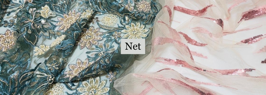 Buy Net Fabric Online at Best Price in India – TradeUNO Fabrics